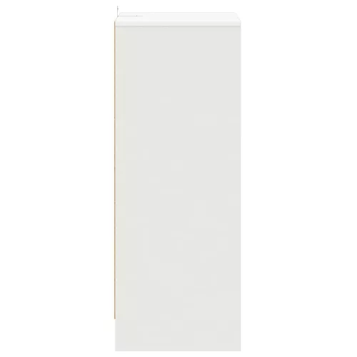 Fehér szerelt fa cipősszekrény 60 x 35 x 92 cm