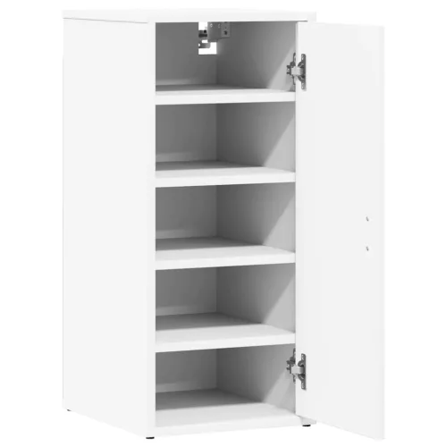 2 db fehér forgácslap cipősszekrény 32 x 35 x 70 cm