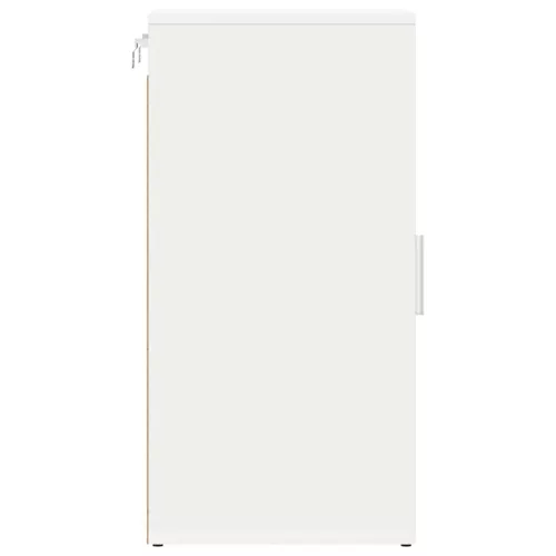 2 db fehér forgácslap cipősszekrény 32 x 35 x 70 cm