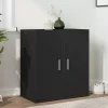 2 db fekete forgácslap cipősszekrény 32 x 35 x 70 cm