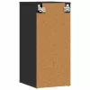 2 db fekete forgácslap cipősszekrény 32 x 35 x 70 cm