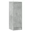 Betonszürke szerelt fa cipősszekrény 32 x 35 x 92 cm
