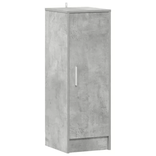 Betonszürke szerelt fa cipősszekrény 32 x 35 x 92 cm