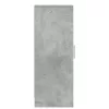 Betonszürke szerelt fa cipősszekrény 32 x 35 x 92 cm