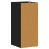 2 db fekete szerelt fa cipősszekrény 31,5 x 35 x 70 cm