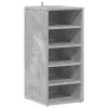 2 db betonszürke szerelt fa cipősszekrény 31,5 x 35 x 70 cm
