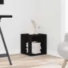 Fekete szerelt fa kisasztal 33 x 33 x 34,5 cm