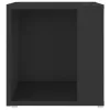 Fekete szerelt fa kisasztal 33 x 33 x 34,5 cm