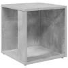 Betonszürke szerelt fa kisasztal 33 x 33 x 34,5 cm