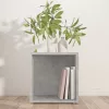 Betonszürke szerelt fa kisasztal 33 x 33 x 34,5 cm