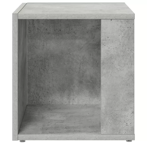 Betonszürke szerelt fa kisasztal 33 x 33 x 34,5 cm