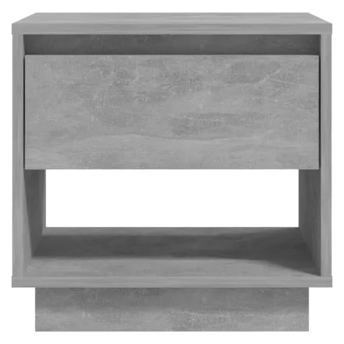Betonszürke szerelt fa éjjeliszekrény 45x34x44 cm