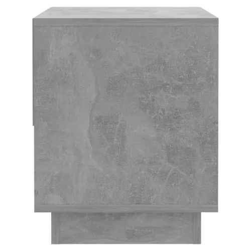 Betonszürke szerelt fa éjjeliszekrény 45x34x44 cm