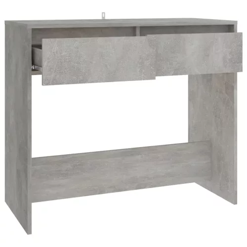 Betonszürke szerelt fa tálalóasztal 89x41x76,5 cm