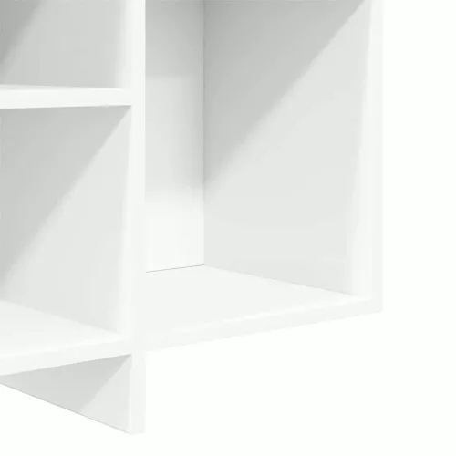 Fehér szerelt fa tálalószekrény 120 x 30 x 75 cm