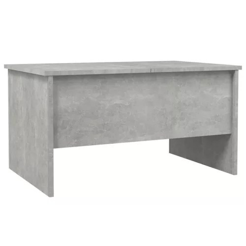 Betonszürke szerelt fa dohányzóasztal 80 x 50 x 42,5 cm