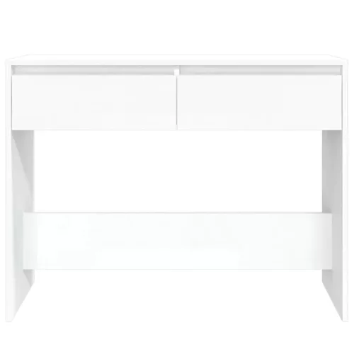 Fehér szerelt fa tálalóasztal 100 x 35 x 76,5 cm