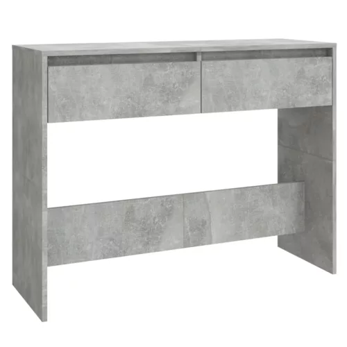 Betonszürke szerelt fa dohányzóasztal 100x35x76,5 cm