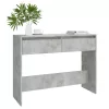 Betonszürke szerelt fa dohányzóasztal 100x35x76,5 cm