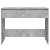 Betonszürke szerelt fa dohányzóasztal 100x35x76,5 cm
