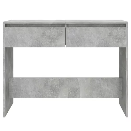 Betonszürke szerelt fa dohányzóasztal 100x35x76,5 cm