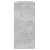 Betonszürke szerelt fa dohányzóasztal 100x35x76,5 cm