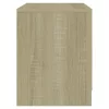 2 db sonoma tölgy szerelt fa éjjeliszekrény 45x34,5x44,5 cm