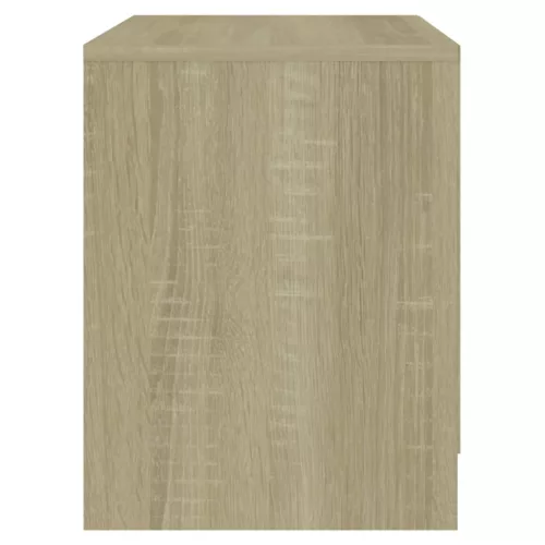 2 db sonoma tölgy szerelt fa éjjeliszekrény 45x34,5x44,5 cm