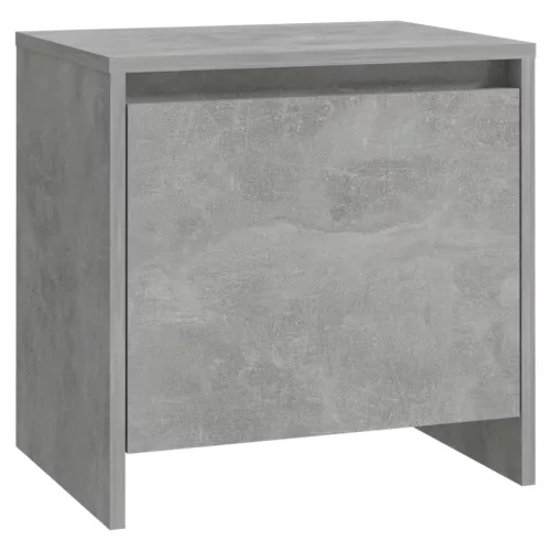 Betonszürke szerelt fa éjjeliszekrény 45x34x44,5 cm