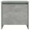 Betonszürke szerelt fa éjjeliszekrény 45x34x44,5 cm