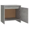 Betonszürke szerelt fa éjjeliszekrény 45x34x44,5 cm