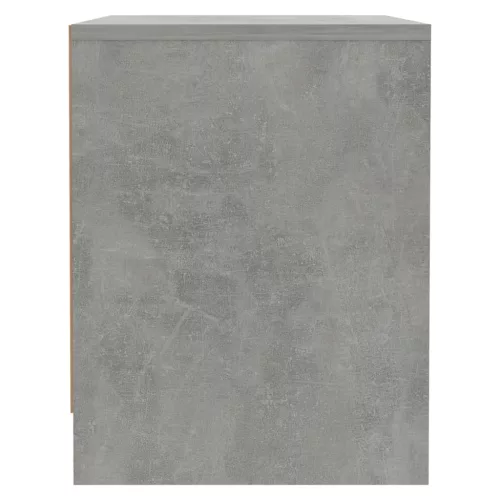 Betonszürke szerelt fa éjjeliszekrény 45x34x44,5 cm