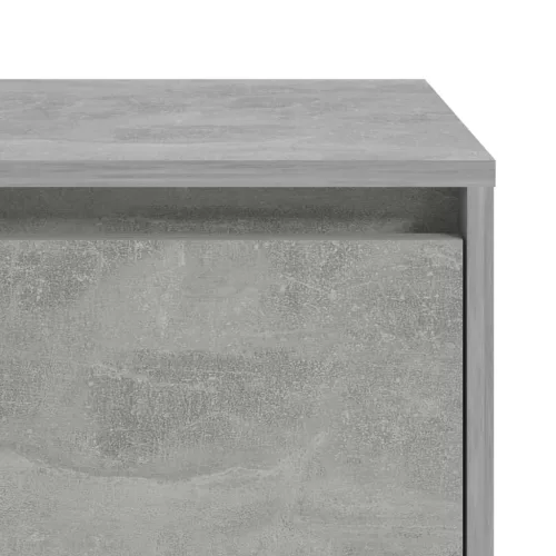 Betonszürke szerelt fa éjjeliszekrény 45x34x44,5 cm