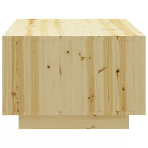 Tömör fenyőfa dohányzóasztal 110 x 50 x 33,5 cm