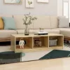 Tömör fenyőfa dohányzóasztal 110 x 50 x 34 cm