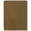 2 db mézbarna tömör fenyőfa éjjeliszekrény 35,5x33,5x41,5 cm