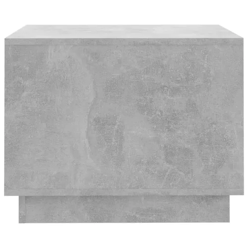 Betonszürke szerelt fa dohányzóasztal 55x55x43 cm