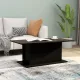 Fekete szerelt fa dohányzóasztal 102x55,5x40 cm