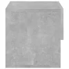 2 db betonszürke falra szerelhető éjjeliszekrény