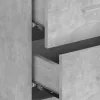 Betonszürke falra szerelhető éjjeliszekrény