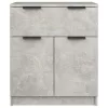 Betonszürke szerelt fa tálalóasztal 60 x 30 x 70 cm