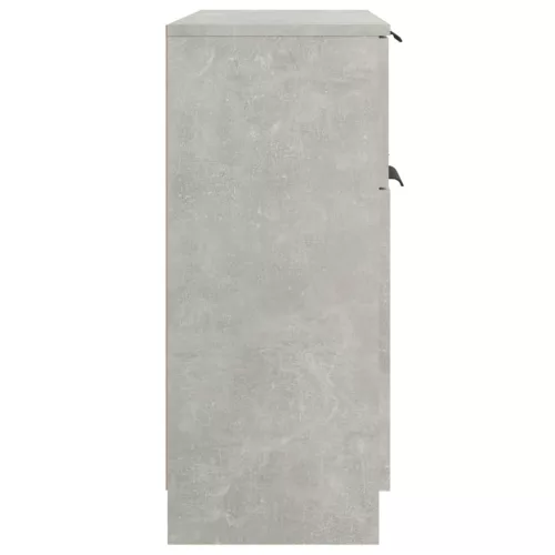Betonszürke szerelt fa tálalóasztal 60 x 30 x 70 cm