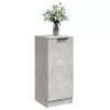 2 db betonszürke szerelt fa tálalószekrény 30 x 30 x 70 cm