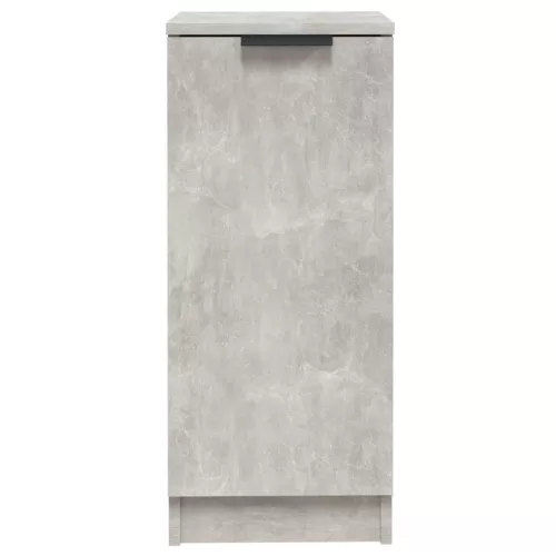 2 db betonszürke szerelt fa tálalószekrény 30 x 30 x 70 cm