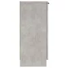 2 db betonszürke szerelt fa tálalószekrény 30 x 30 x 70 cm