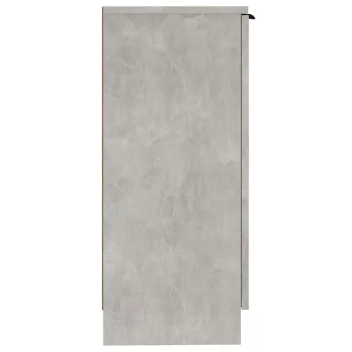 2 db betonszürke szerelt fa tálalószekrény 30 x 30 x 70 cm