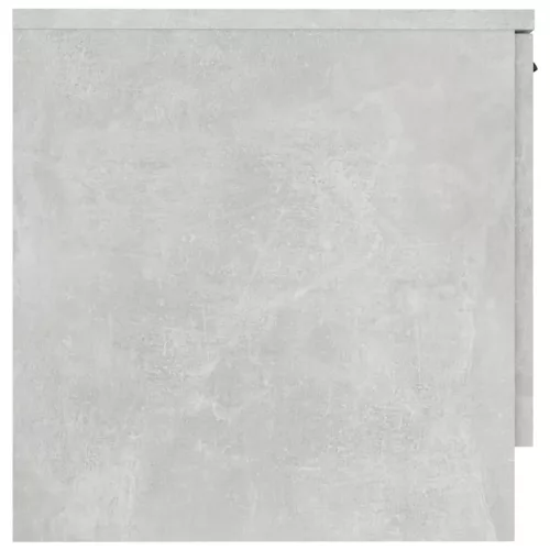2 db betonszürke éjjeliszekrény 40 x 39 x 40 cm