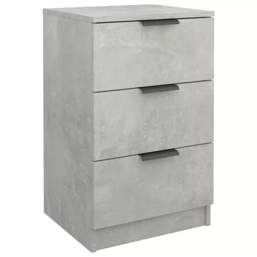 Betonszürke éjjeliszekrény 40 x 36 x 65 cm