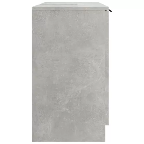Betonszürke színű szerelt fa fürdőszobaszekrény 64,5x33,5x59 cm