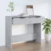 Betonszürke szerelt fa tálalóasztal 90 x 36 x 75 cm